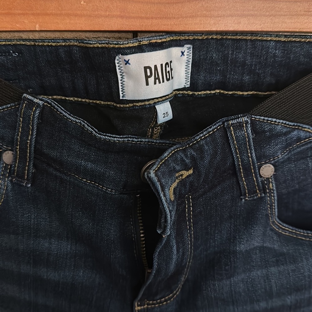 🛍️SALE🛍️ PAIGE VERDUGO ULTRA SKINNY MATERNITY JEANS - Picture 4 of 10